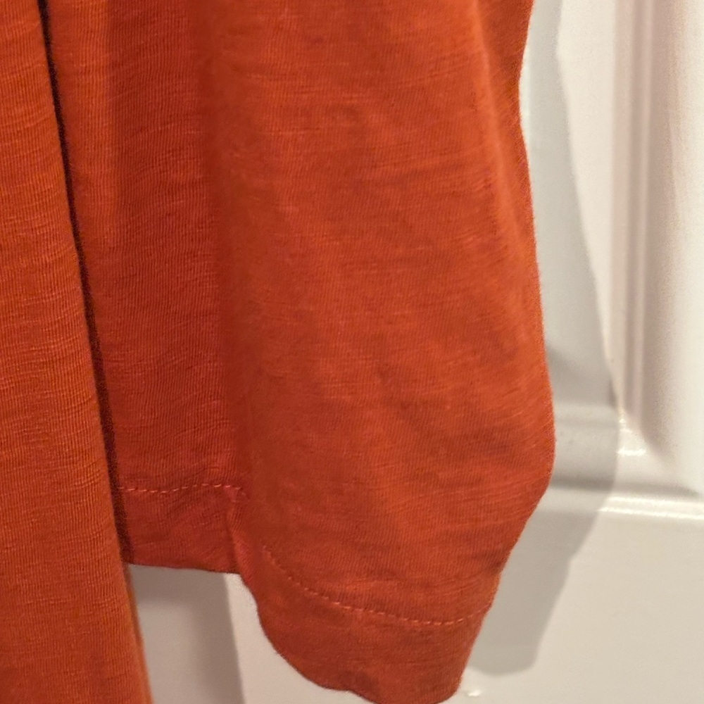 J. Jill Orange Long Sleeve Scoop Neck‎ Dress - Picture 4 of 9